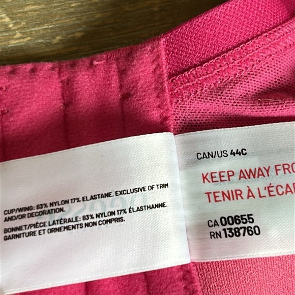 Addition Elle Deesee Lingerie Wireless T-Shirt Bra Size 44C Fuschia - Picture 10 of 13